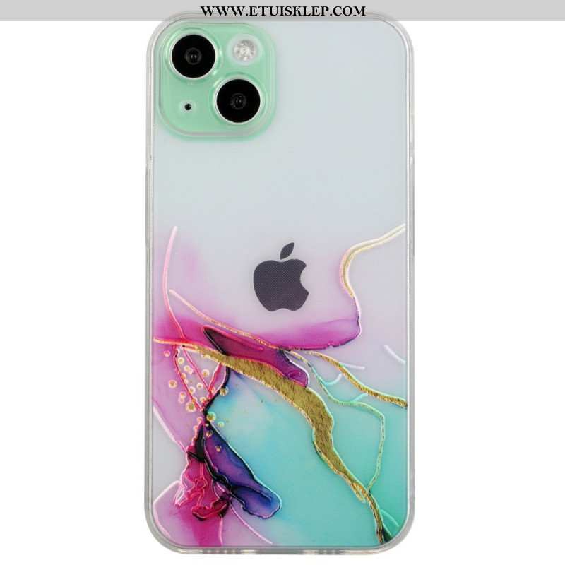 Etui do iPhone 15 Plus Styl Marmurowy